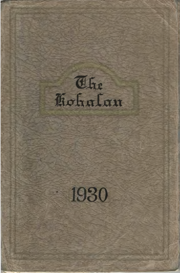 KHS Yearbook 1930